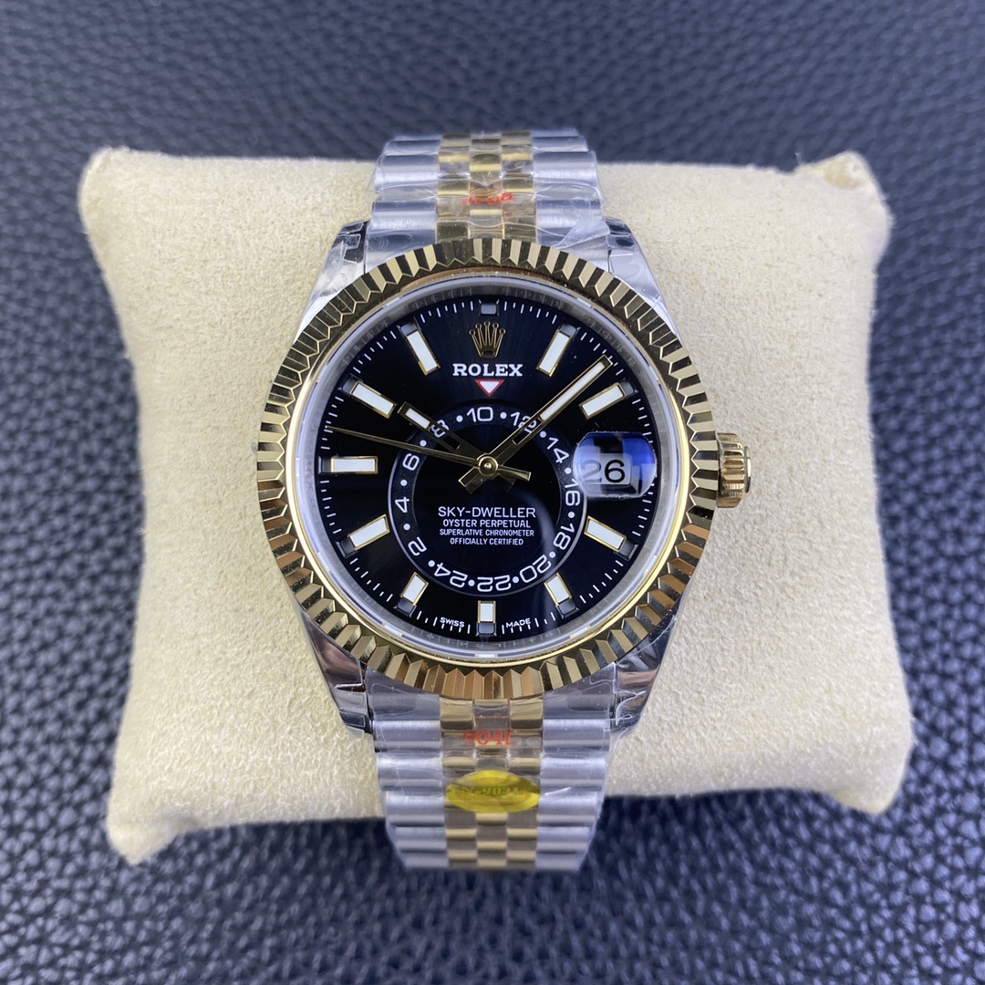 Rolex Sky Dweller 42 Oystersteel and Yellow Gold M336933 0004 Men's Watch